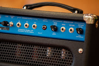 Two-Rock Studio Overdrive Head Blue Chassis, Black Bronco, Sparkle Matrix, Metal Trim #197