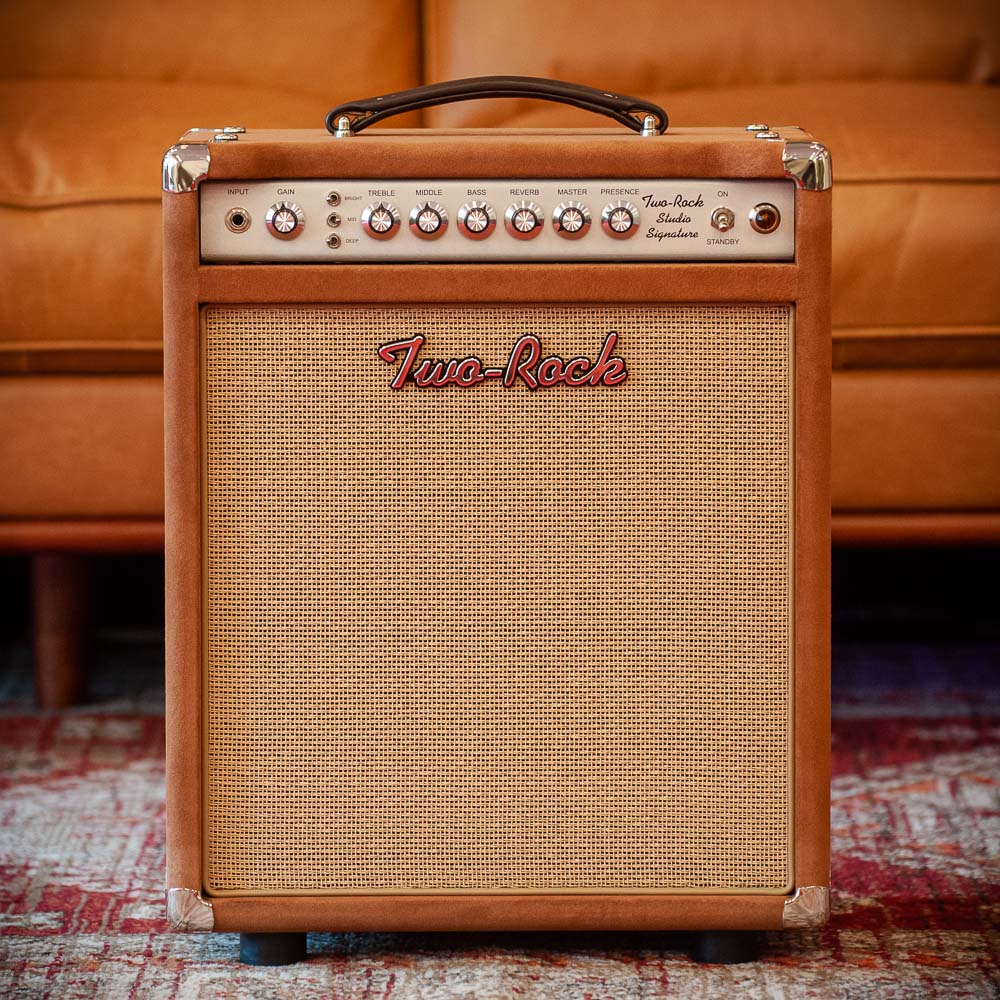 Two-Rock Studio Signature Combo, Tobacco Suede Cane Cloth Buckskin Piping #1738