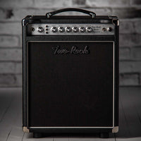 Two-Rock Studio Signature combo, silver anodize, black bronco, black matrix cloth, white piping