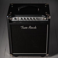 Two-Rock Studio Signature combo, silver anodize, black bronco, black matrix cloth, white piping