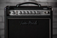 Two-Rock Studio Signature combo, silver anodize, black bronco, black matrix cloth, white piping