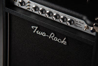Two-Rock Studio Signature combo, silver anodize, black bronco, black matrix cloth, white piping