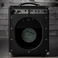 Two-Rock Studio Signature combo, silver anodize, black bronco, black matrix cloth, white piping