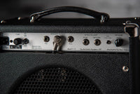 Two-Rock Studio Signature combo, silver anodize, black bronco, black matrix cloth, white piping