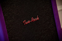 Two Rock TS1 100 Watt Head and Matching 2x12 Cab, Black Anodize, Purple Suede, Black Matrix Cloth, Black Piping SN: 322 /22053