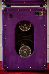 Two Rock TS1 100 Watt Head and Matching 2x12 Cab, Black Anodize, Purple Suede, Black Matrix Cloth, Black Piping SN: 322 /22053