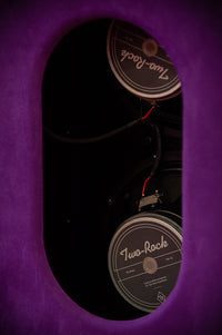 Two Rock TS1 100 Watt Head and Matching 2x12 Cab, Black Anodize, Purple Suede, Black Matrix Cloth, Black Piping SN: 322 /22053