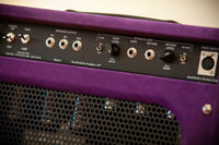 Two Rock TS1 100 Watt Head and Matching 2x12 Cab, Black Anodize, Purple Suede, Black Matrix Cloth, Black Piping SN: 322 /22053