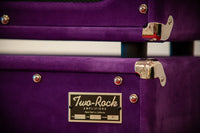 Two Rock TS1 100 Watt Head and Matching 2x12 Cab, Black Anodize, Purple Suede, Black Matrix Cloth, Black Piping SN: 322 /22053