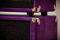 Two Rock TS1 100 Watt Head and Matching 2x12 Cab, Black Anodize, Purple Suede, Black Matrix Cloth, Black Piping SN: 322 /22053