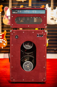 Two-Rock Traditional Clean 100w Head Burgundy Suede w/ Matching 2x12 Cab Burgundy Suede #583/ 21692
