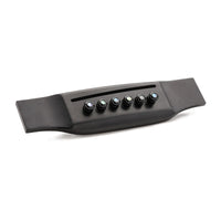 Martin Liquid Metal Bridge Pin Set, Black with Paua
