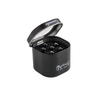 Martin Liquid Metal Bridge Pin Set, Black with Paua