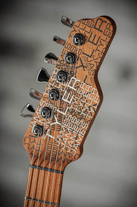 James Tyler Studio Elite Rear Route Tuckerberry Schmear Hot Stacks, Shark Roasted Neck COMA Logo # 24588