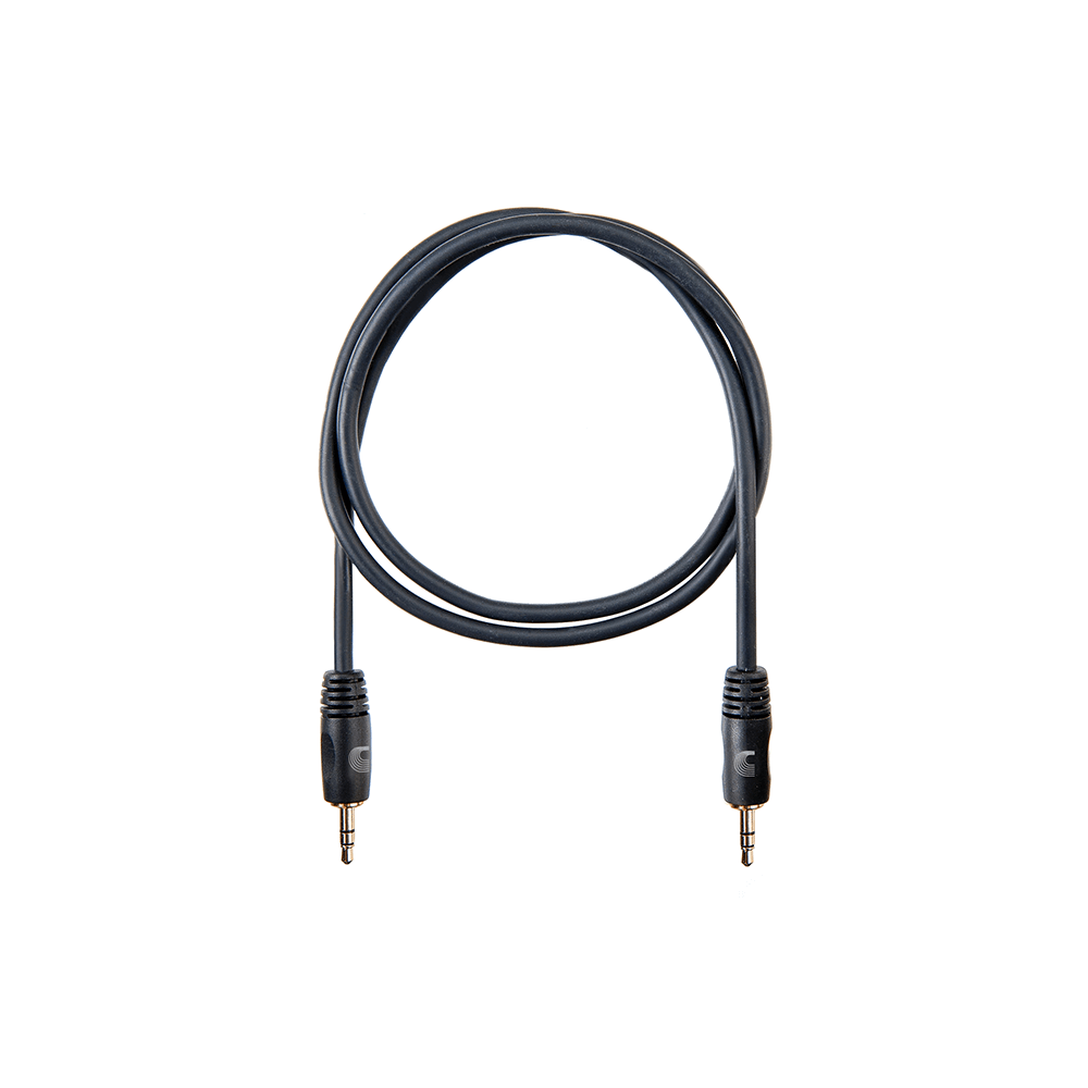 D'Addario's 1/8-inch to 1/8-inch Stereo audio cable adaptor.