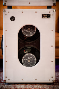 Two-Rock Bloomfield Drive 100w Head w/ Matching 2x12 Cabinet White Suede S/N: 891/22389