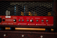 Soldano SLO-30 Custom Burgundy Python Tolex With Matching 2x12 Cab