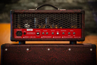 Soldano SLO-30 Custom Burgundy Python Tolex With Matching 2x12 Cab