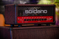Soldano SLO-30 Custom Burgundy Python Tolex With Matching 2x12 Cab