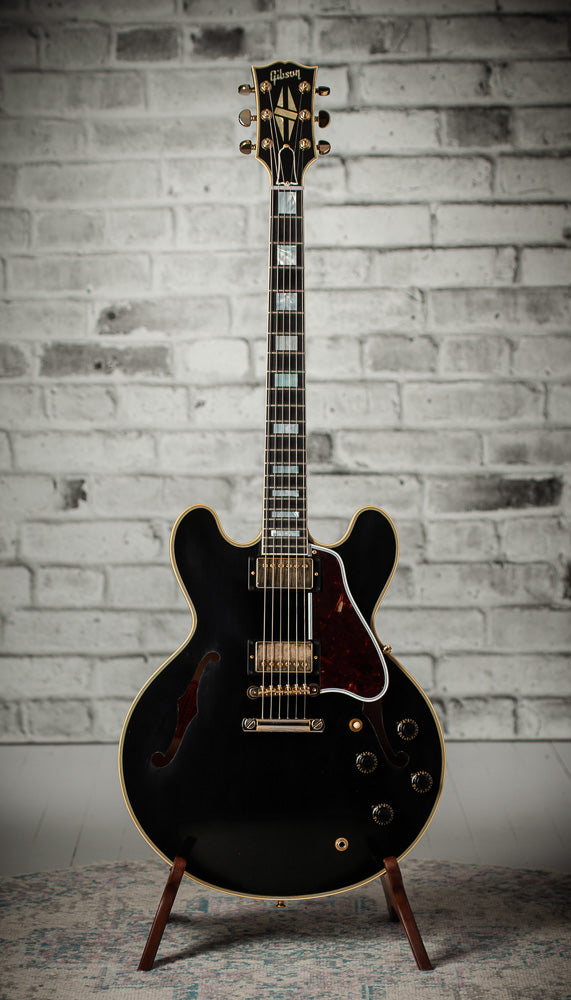 Gibson Murphy Lab '59 ES-355 Ultra Light Aged Ebony #A921283, full front