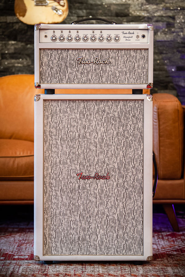 Two-Rock Bloomfield Drive head with matching 2x12 cabinet, full front