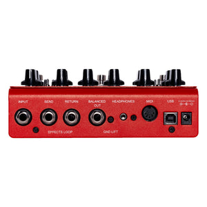 Friedman IR-J Jake E. Lee Signature Tube Preamp and DI, Red, back