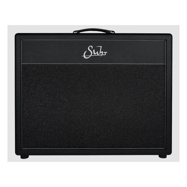 Suhr Hedgehog 2x12 Cabinet, Black, Black/Silver Grill