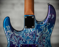 James Tyler Studio Elite Rear Route Tuckerberry Schmear Hot Stacks, Shark Roasted Neck COMA Logo # 24588