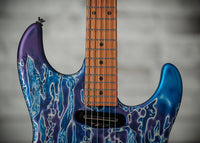 James Tyler Studio Elite Rear Route Tuckerberry Schmear Hot Stacks, Shark Roasted Neck COMA Logo # 24588