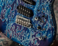 James Tyler Studio Elite Rear Route Tuckerberry Schmear Hot Stacks, Shark Roasted Neck COMA Logo # 24588