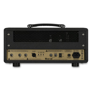 Friedman Runt-20 Head, Black Tolex, back