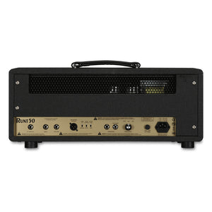 Friedman Runt-50 Head, Black Tolex, back