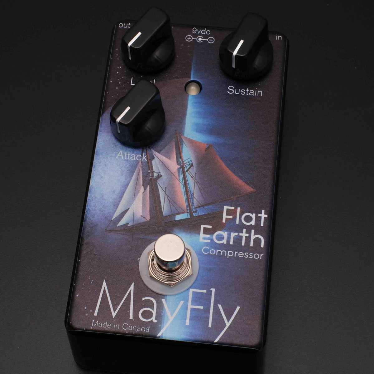 Mayfly Flat Earth Compressor Pedal