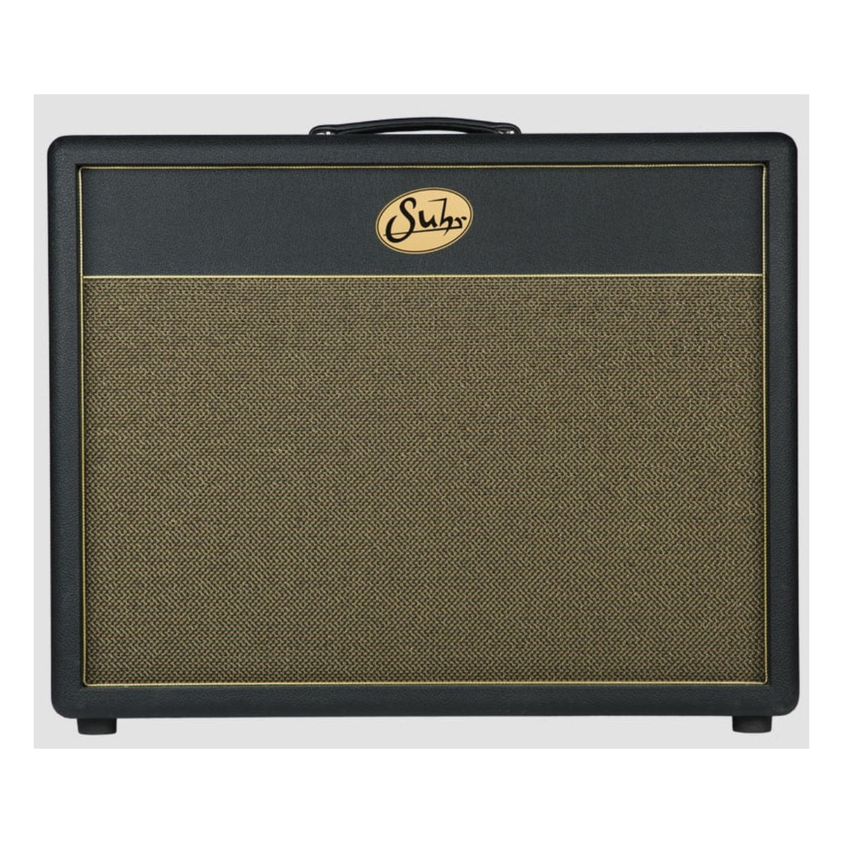 Suhr 2x12 Cabinet, Black, Gold Grill, Warehouse Veteran 30