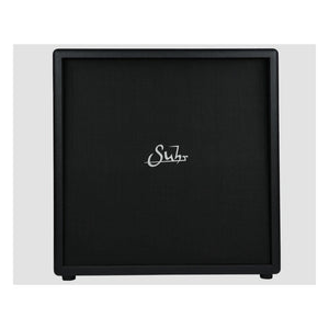 Suhr 4x12 Cabinet, Black, Silver Logo, Celestion Greenback G12M