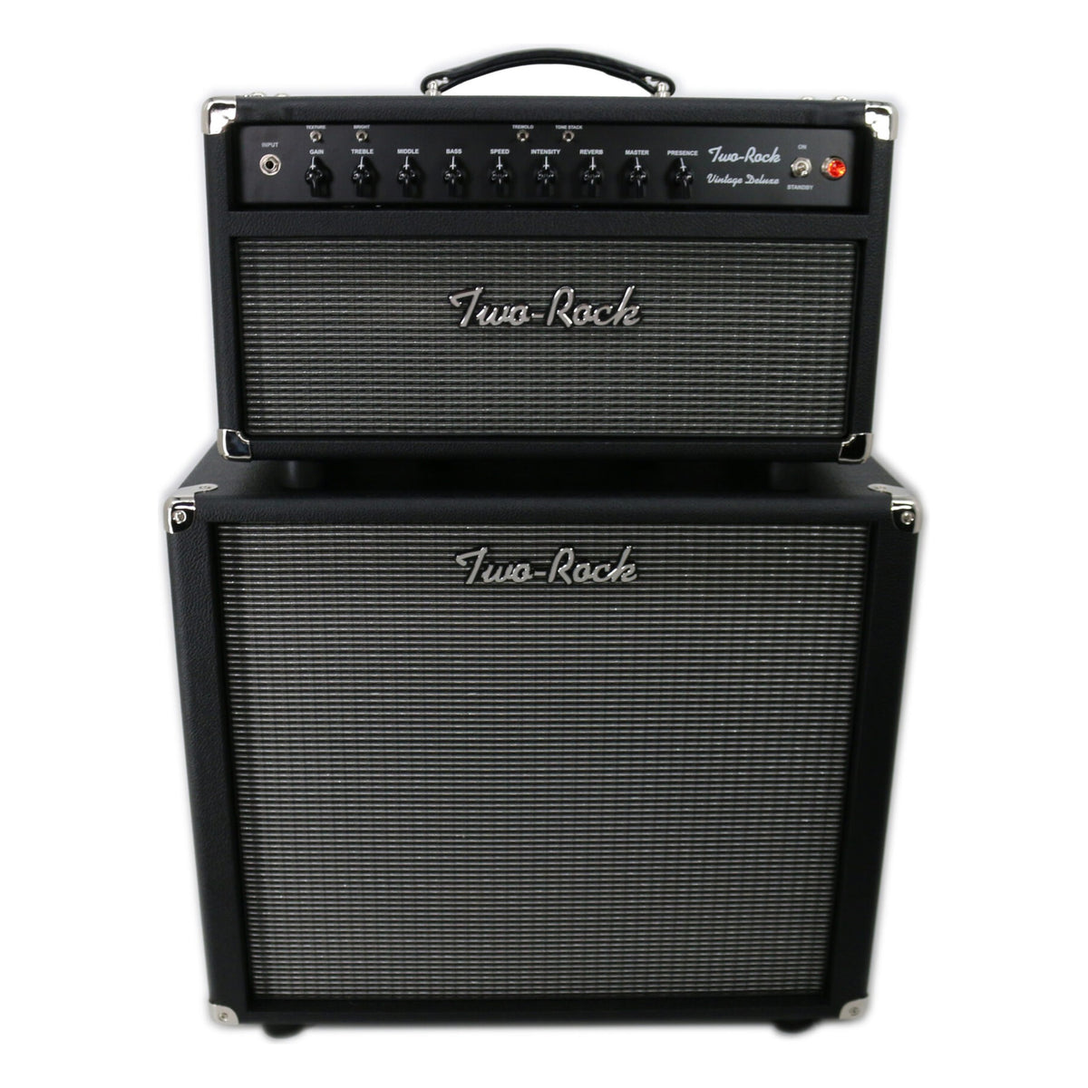 Two-Rock Vintage Deluxe Head, Black Chassis / Black Chicken Head Knobs