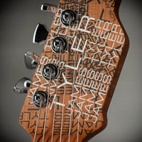 James Tyler Studio Elite Rear Route Tuckerberry Schmear Hot Stacks, Shark Roasted Neck COMA Logo # 24588