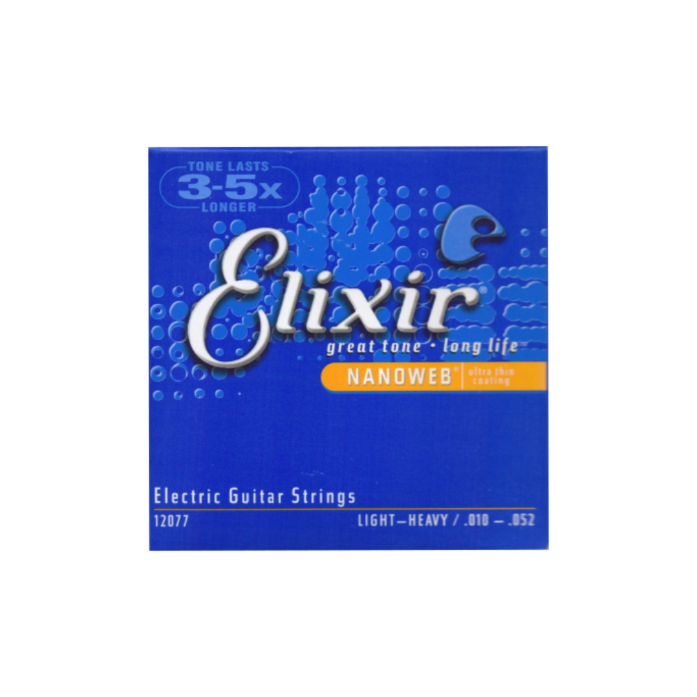 Elixir Nanoweb Electric Guitar Light-Heavy 10-52
