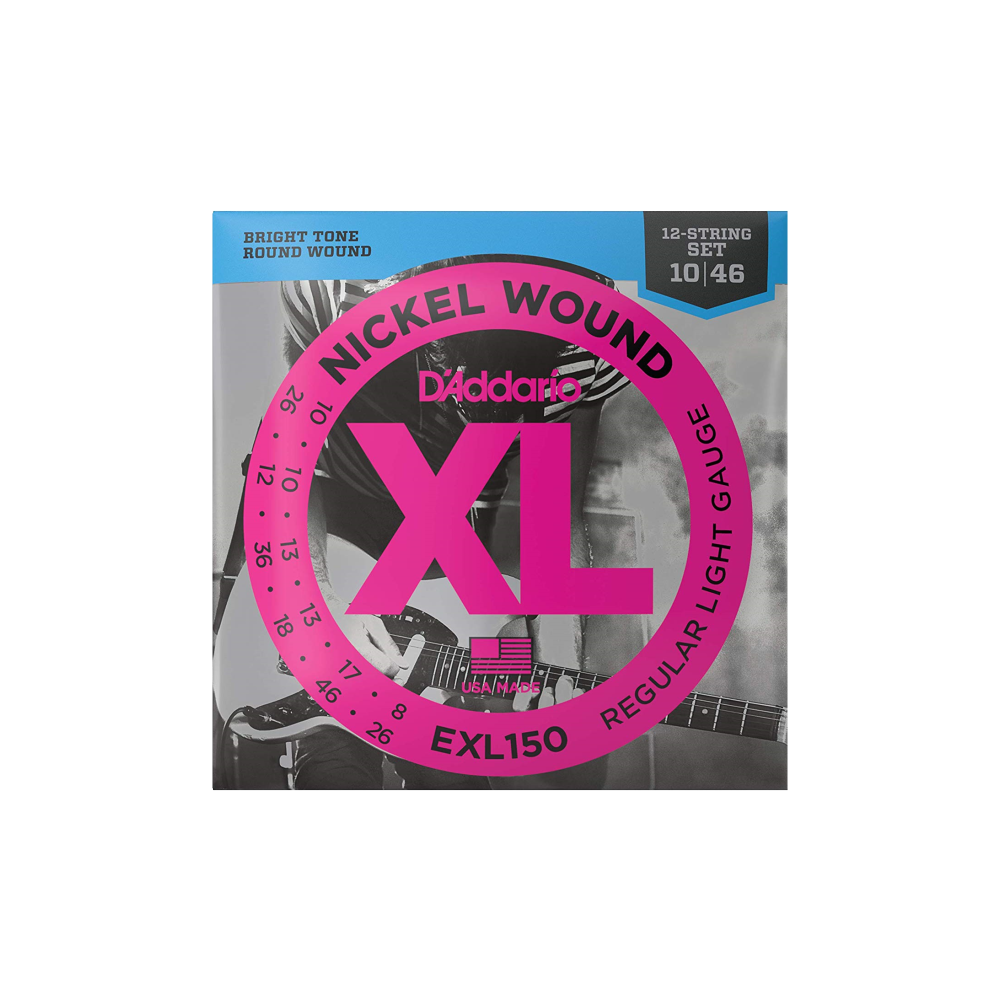 D'Addario Regular Light 12 String Set EXL150