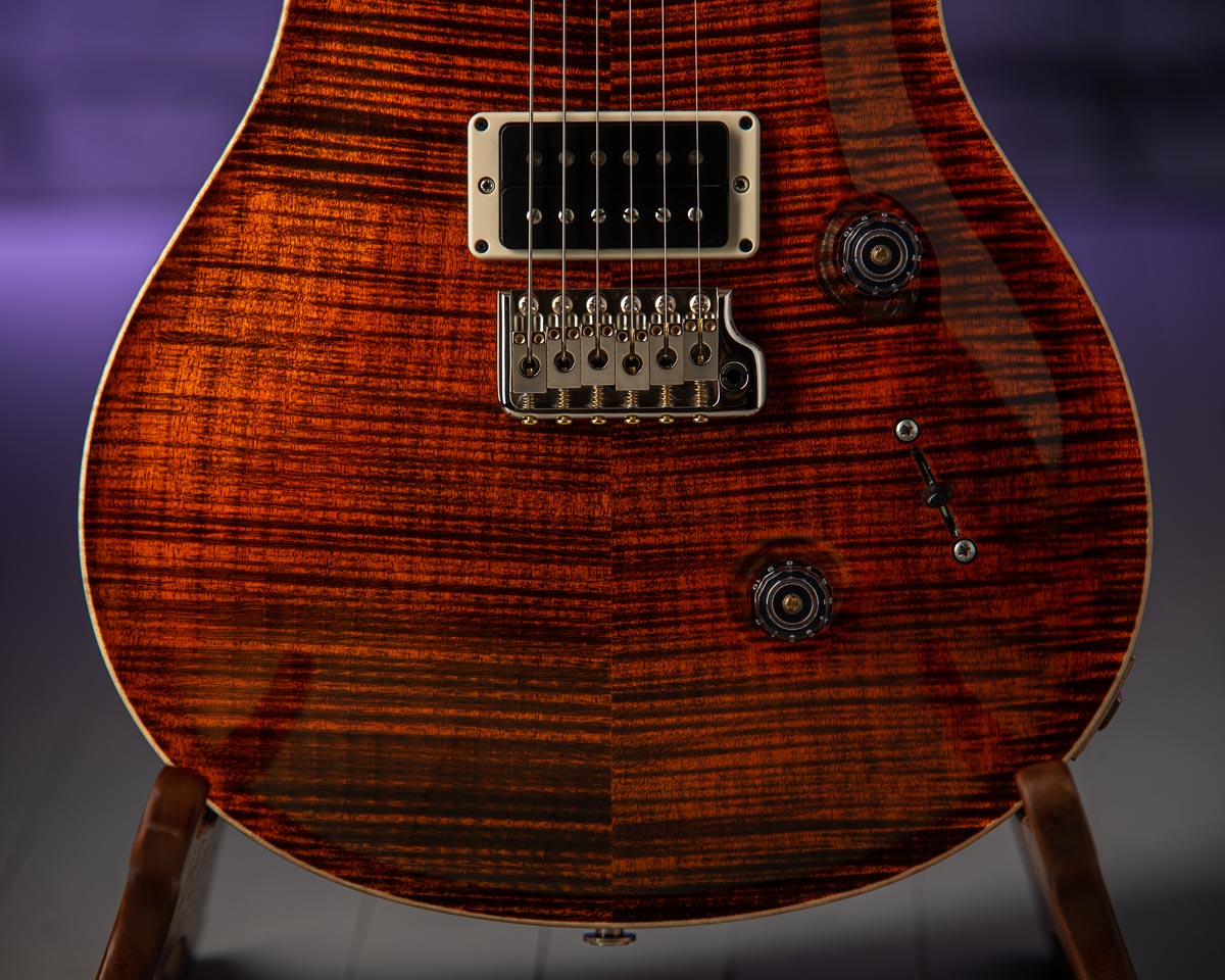 PRS Custom 24, Orange Tiger, SN 0322424 - Lauzon Music