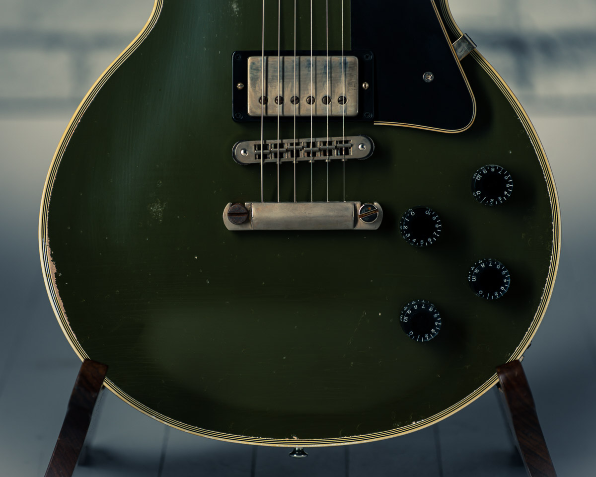 Gibson les paul store custom olive green