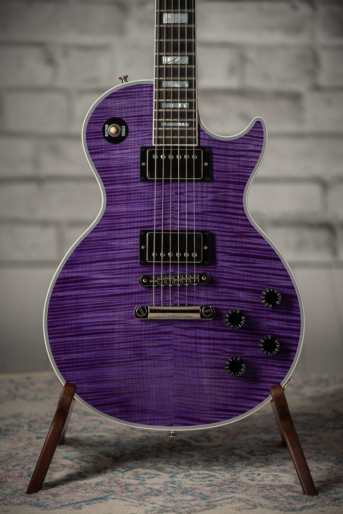 Gibson M2M Les Paul Custom Used Trans Violet SN: CS201658 - Lauzon