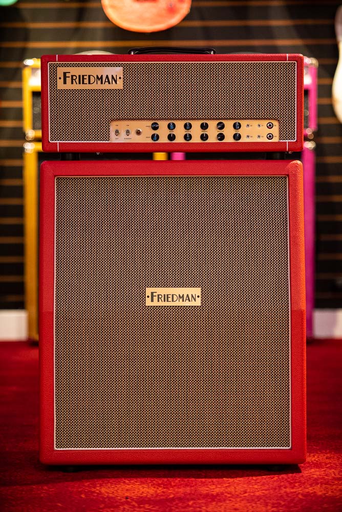 Custom Red Tolex head and 2x12 cabinet set